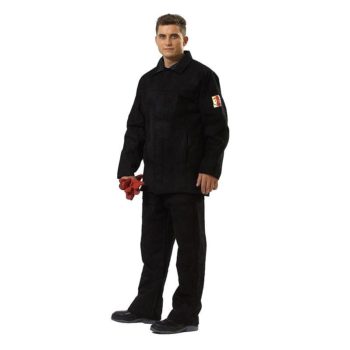 Костюм сварщика летний цельноспилковый "TERMIO-КС-30", куртка с брюками (спилок 1.2-1.4 мм) 3 класс защиты